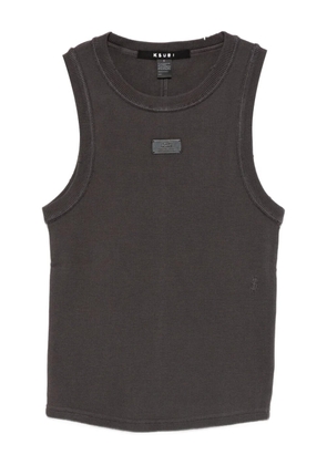 Ksubi logo-plaque tank top - Black