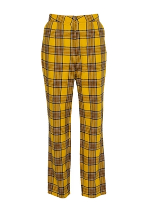 LPA plaid trousers - Yellow
