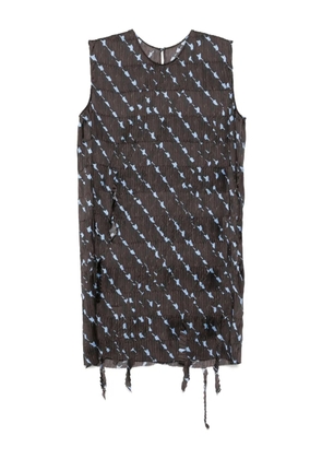 JNBY patterned dress - Brown