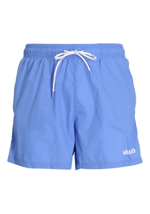 HUGO drawstring-pocket swim shorts - Blue