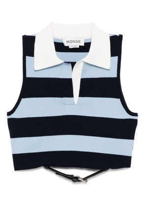 Monse back-buckled top - Blue