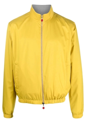 Kiton funnel neck bomber jacket - Yellow