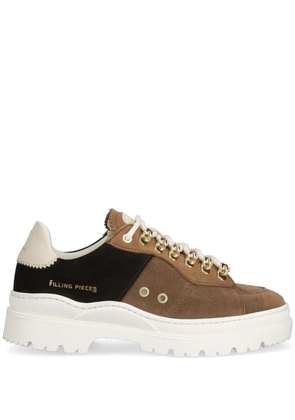 Filling Pieces suede Court sneakers - Brown
