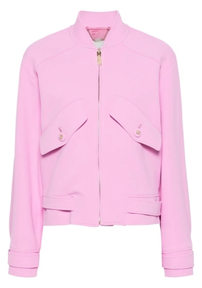 Blugirl crepe bomber jacket - Pink