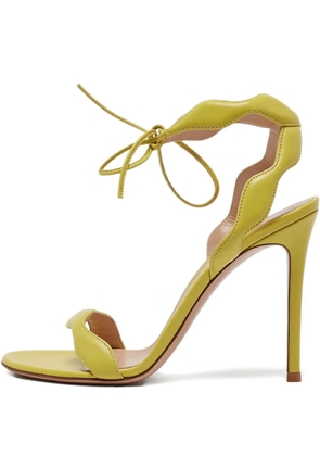 Gianvito Rossi 110mm leather heeled sandals - Green