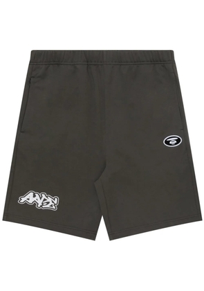 AAPE BY *A BATHING APE® Ape-appliqué track shorts - Grey