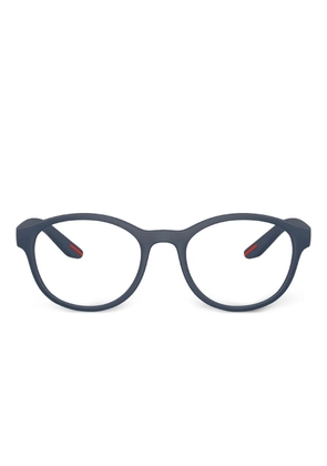 Prada Linea Rossa round-frame glasses - Blue