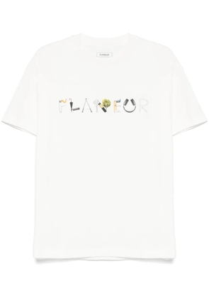 FLÂNEUR logo-print T-shirt - White