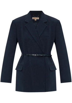 Michael Michael Kors double-breasted crepe blazer - Blue