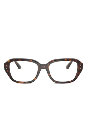 Ray-Ban RB7258 tortoiseshell oversized glasses - Brown