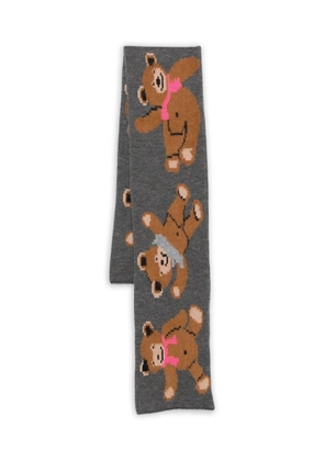 Magliano teddy-bear scarf - Grey
