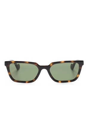 Gucci Eyewear rectangle-frame sunglasses - Brown