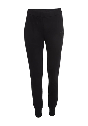 Prada Pre-Owned embroidered-logo joggers - Black