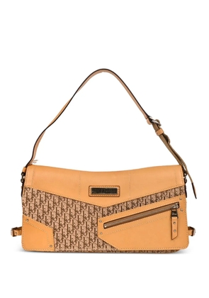 Christian Dior Pre-Owned 2003 Trotter monogram leather shoulder bag - Neutrals