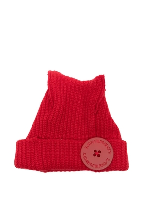 Charles Jeffrey Loverboy box beanie hat - Red