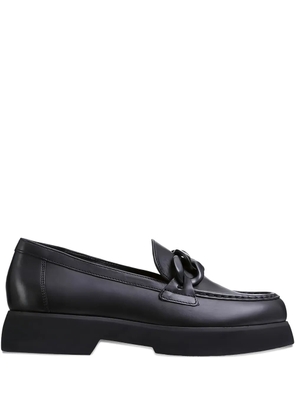 Hogl Stacy chunky leather loafers - Black
