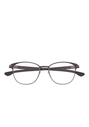 Ic! Berlin round-framed glasses - Brown