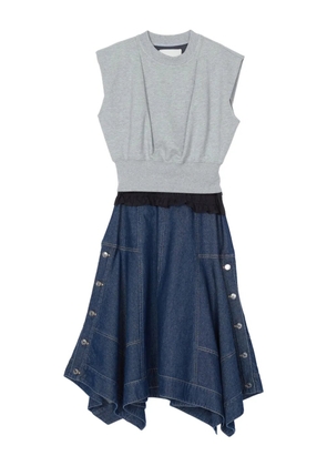 3.1 Phillip Lim asymmetric denim dress - Grey