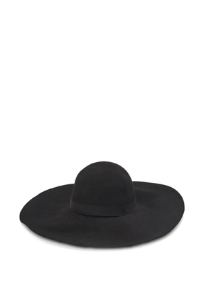 Maison Michel pre-owned Blanche wide-brim felt hat - Black