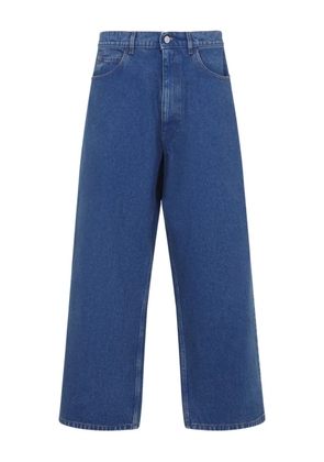 Marni logo-patch jeans - Blue