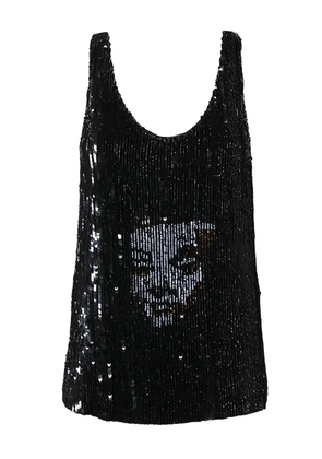 Alexander McQueen Pre-Owned sequin-embellished top - Black