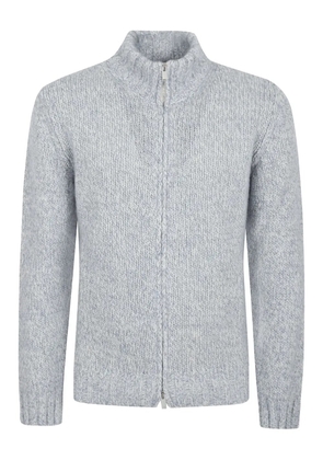 Lardini zip-up cardigan - Grey