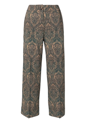 Pierre-Louis Mascia printed trousers - Blue