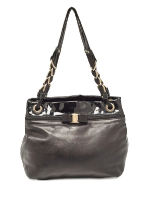 Ferragamo Pre-Owned Vara Ribbon shoulder bag - Black