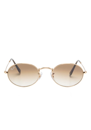 Ray-Ban oval-frame sunglasses - Gold