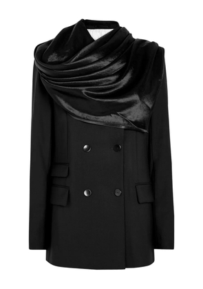 Maria McManus double-breasted cloak blazer - Black