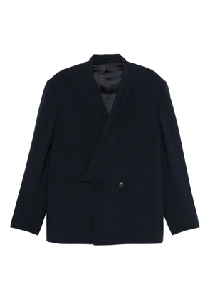 Kenzo asymmetric double-breasted jacket - Blue