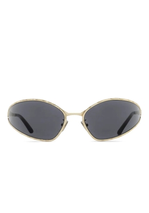 Kuboraum geometric-framed sunglasses - Gold