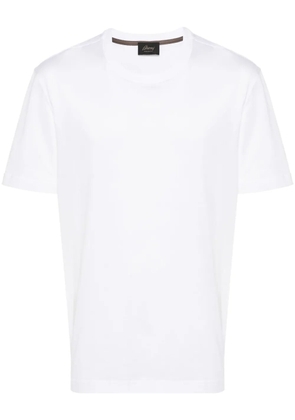 Brioni crew-neck cotton T-shirt - White