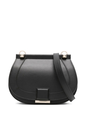 cromia half-moon leather clutch bag - Black