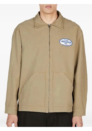 Liberaiders cartoon-embroidery jacket - Neutrals