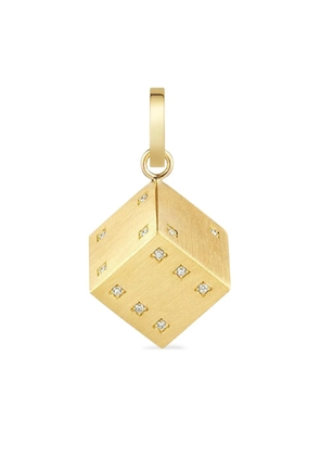 Marie Lichtenberg 18K Yellow Gold Dado diamond charm