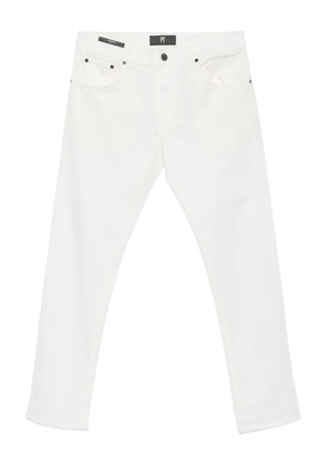 PT Torino cotton straight jeans - White