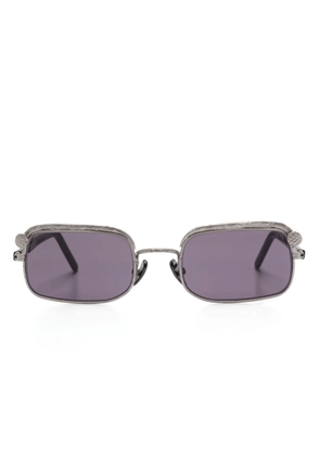 Kuboraum Z4 rectangle-frame sunglasses - Grey