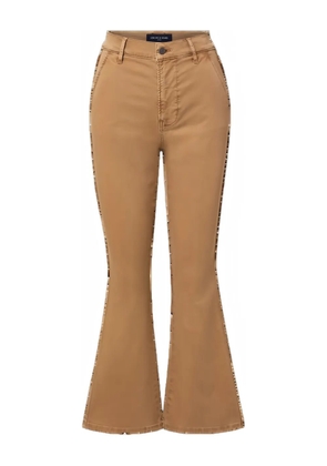 Veronica Beard high-rise flare jeans - Brown