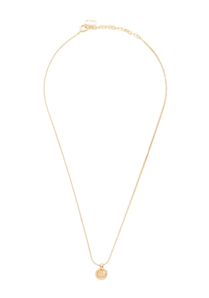 Christian Dior Pre-Owned 2000s CD Logo necklace - Gold