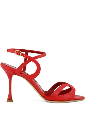 Manolo Blahnik 90mm Elfajrsan sandals - Red