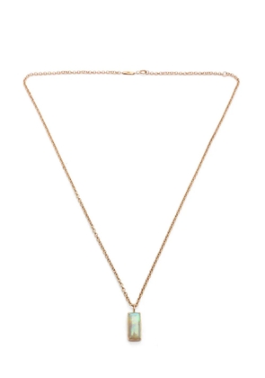 WWAKE 14kt yellow gold Opal Borealis necklace