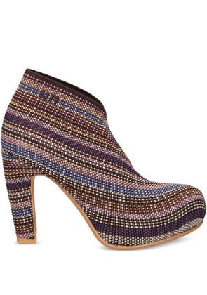 United Nude 60mm leather heeled boots - Brown