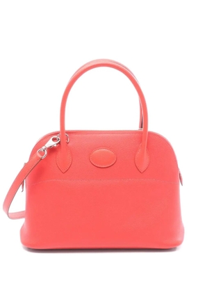 Hermès Pre-Owned Bolide 27 rose jaipur Handbag Veau epsom Pink red silver hardware 2WAY □Q stamp