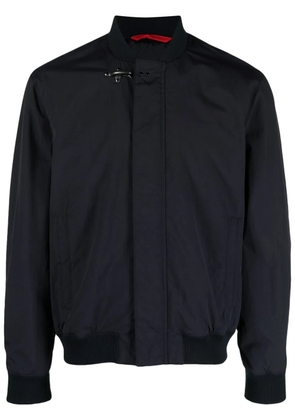 Fay Gancini-buckle bomber jacket - Blue