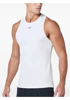 SQUATWOLF logo cut-off sport tank top - White