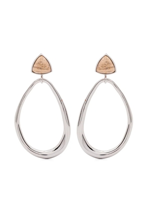 ISABEL MARANT stone-embellishment earrings - Silver