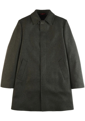 Fay wool-cashmere single-breasted coat - Green
