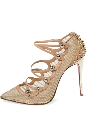 Christian Louboutin Pre-Owned 115mm spikes pumps - Neutrals