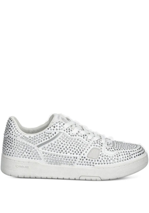 Crime London crystal-embellished sneakers - White